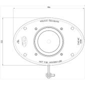 Boitier admission carbone ovale OTA pour LAND ROVER