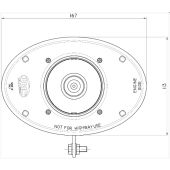 Boitier admission carbone ovale OTA pour SEAT Ibiza