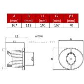 Filtre Remplacement pr OTA 170 BMC