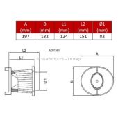 Filtre Remplacement pr OTA 188 WPr. BMC