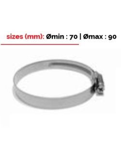 Inox clamp 70-90mm
