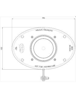 Boitier admission carbone ovale OTA pour Focus II RS