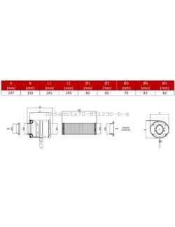 Kit admission dynamique OTA BMC universel - plus de 1600cc