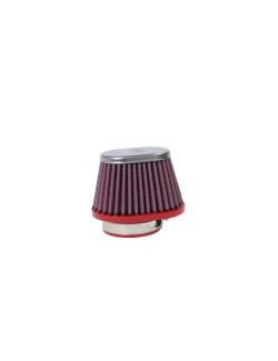 BMC Right Chrome Conical Motorcycle Carbu Filter, Diam 50mm