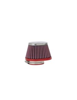 BMC Chrome Left Conical Motorcycle Carbu Filter, Diam 55mm