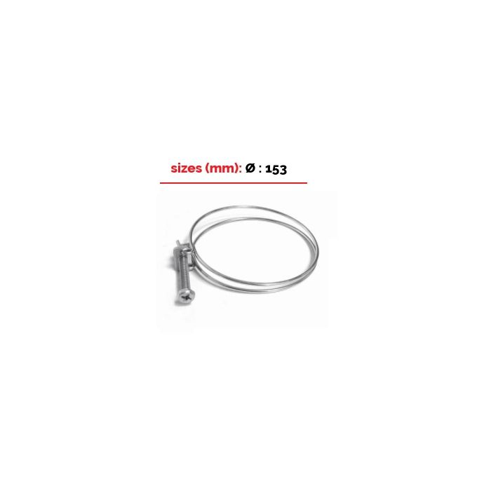 Collier inox BMC diam 153mm