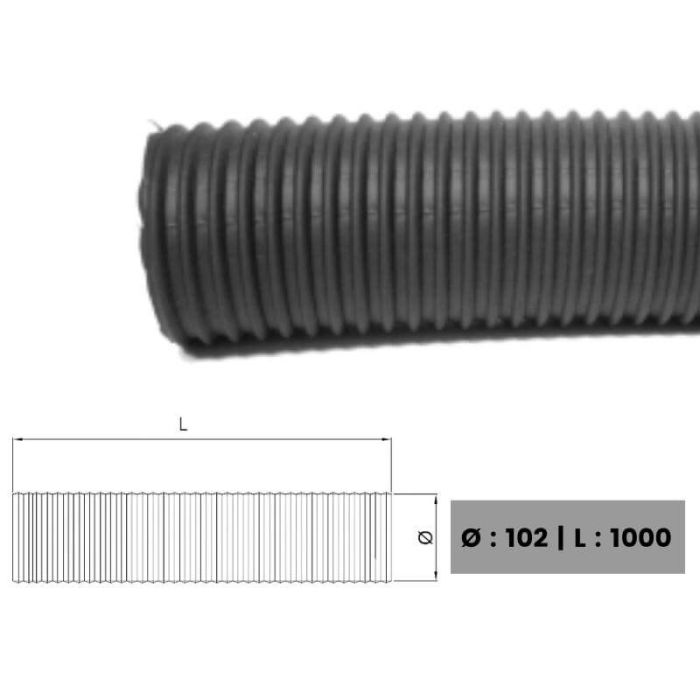 Conduit BMC flexible caoutchouc 102x1000